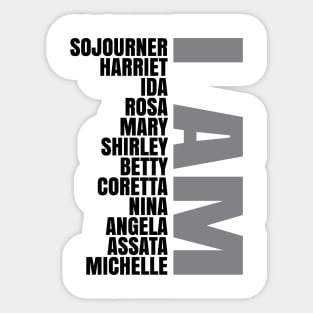 I Am A Strong Black Woman Sticker